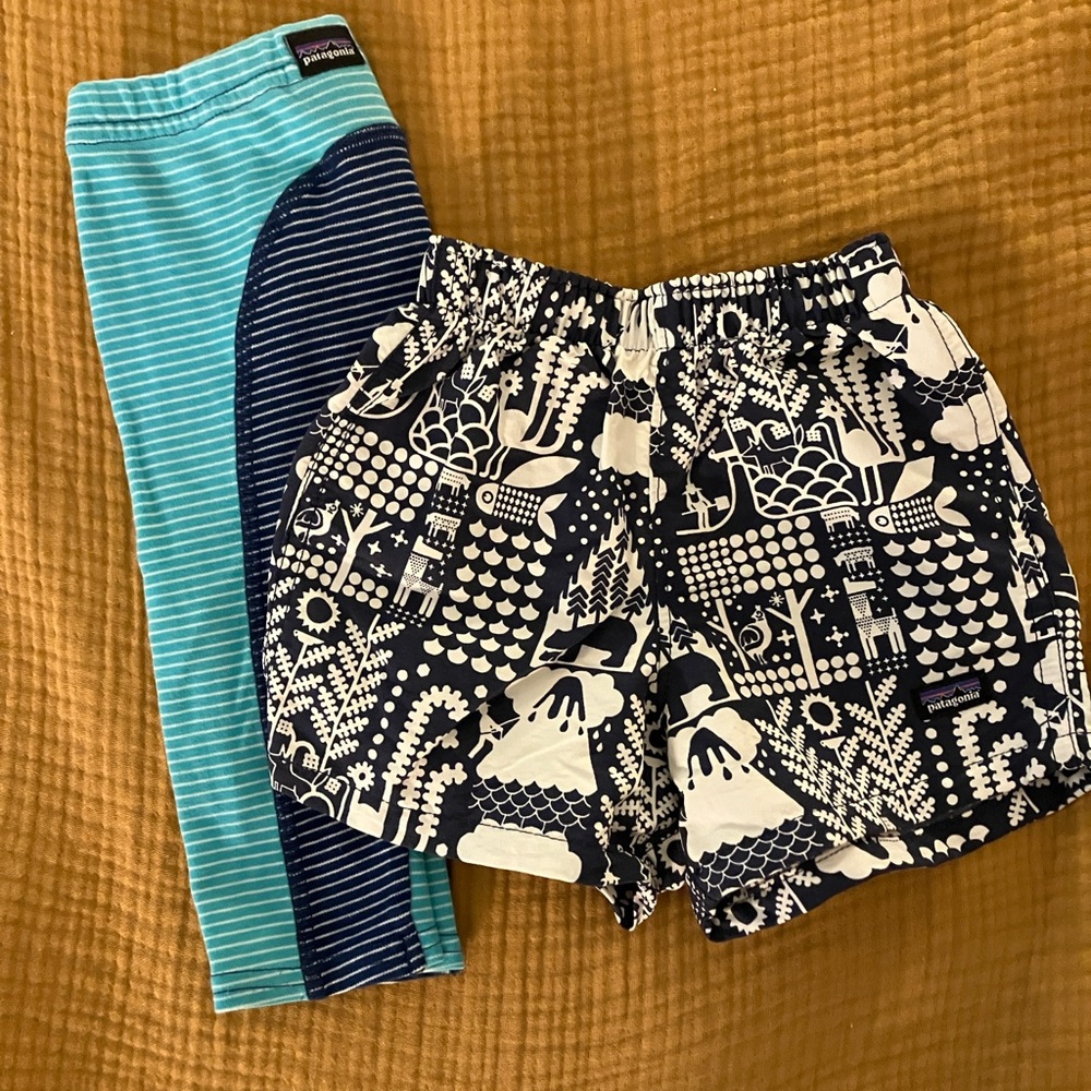 Patagonia 3-6 month swim/pants bundle